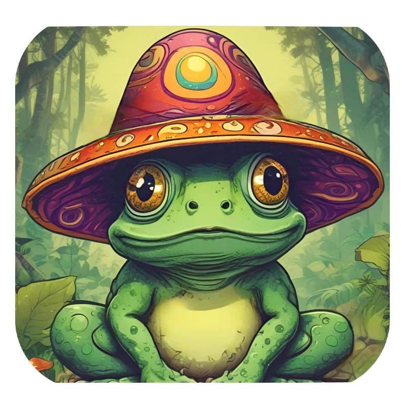 Psychedelischer Frosch I