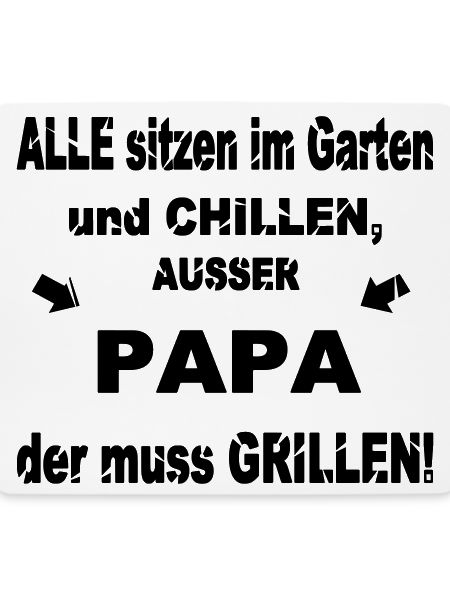 Lustiger Grill-Spruch