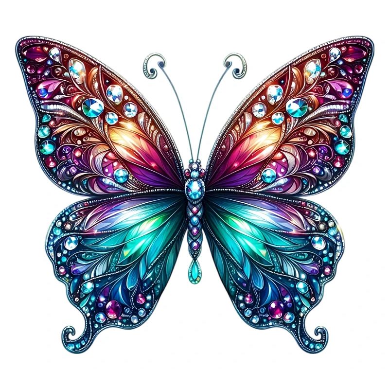 Butterfly Diamond Diamonds Crystals Crystal