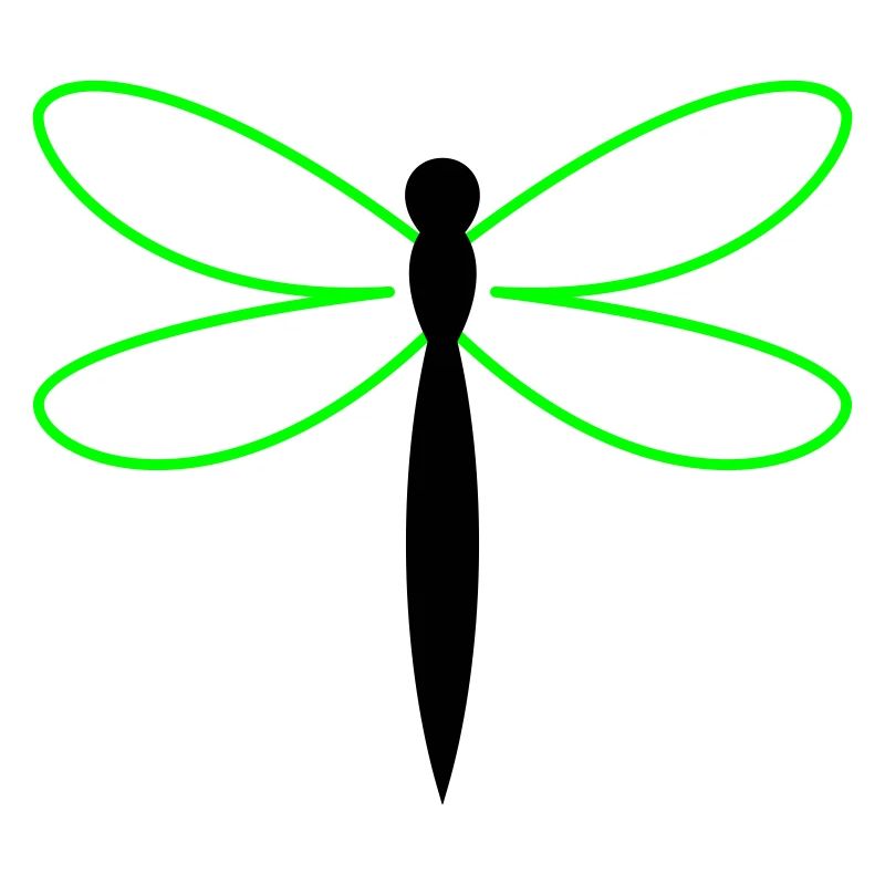 Libelle Silhouette