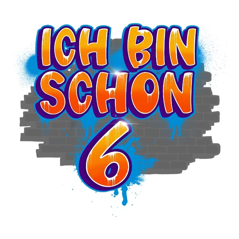 6. Geburtstag Graffiti