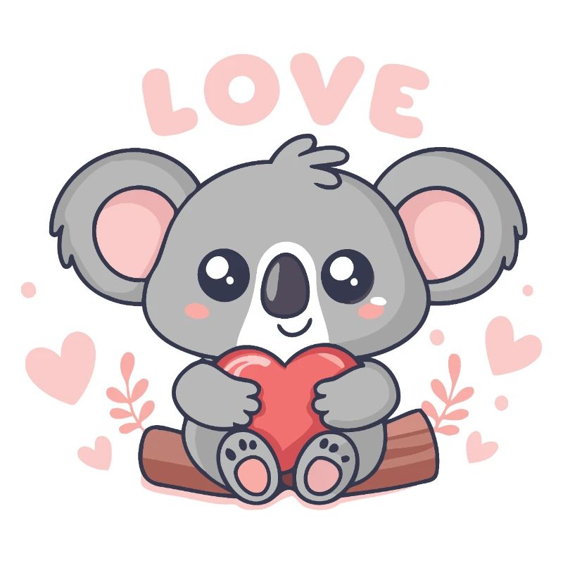 Koalaherz süße Liebe