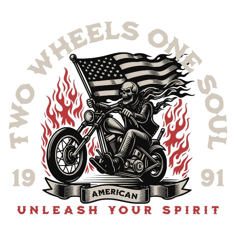 Biker Patriot American Fury