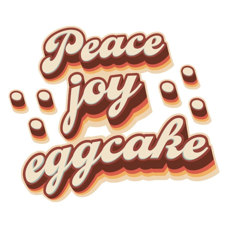 Peace Joy Eggcake