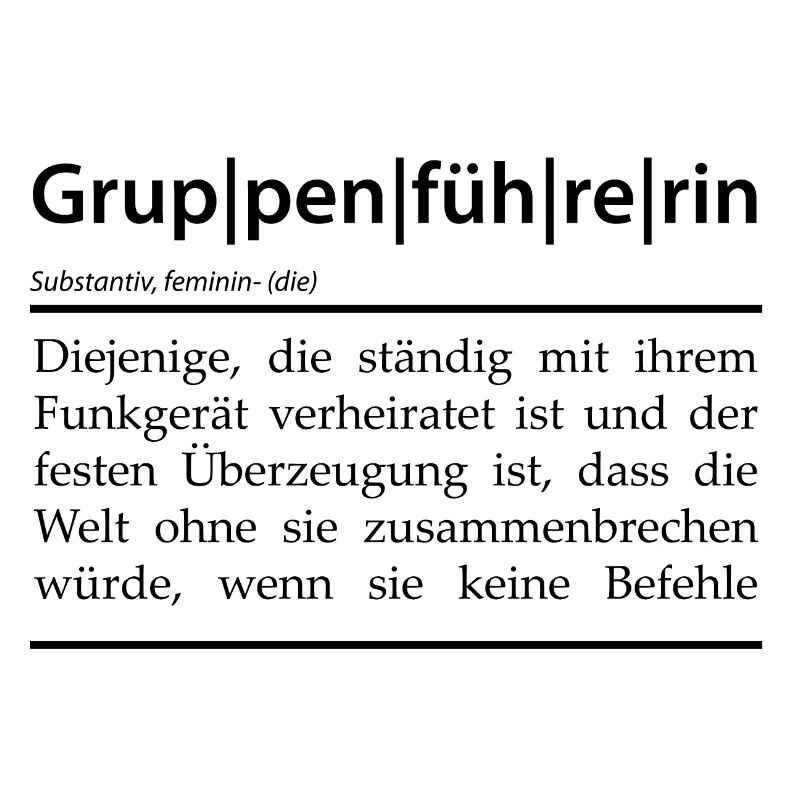 Definition Gruppenführerin
