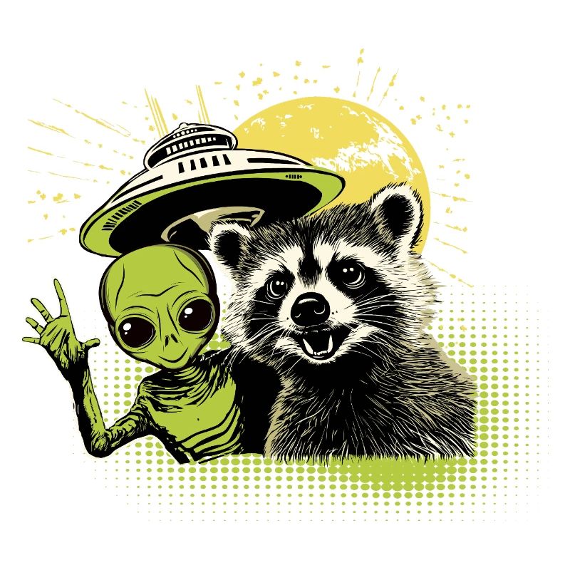 Waschbär & Alien
