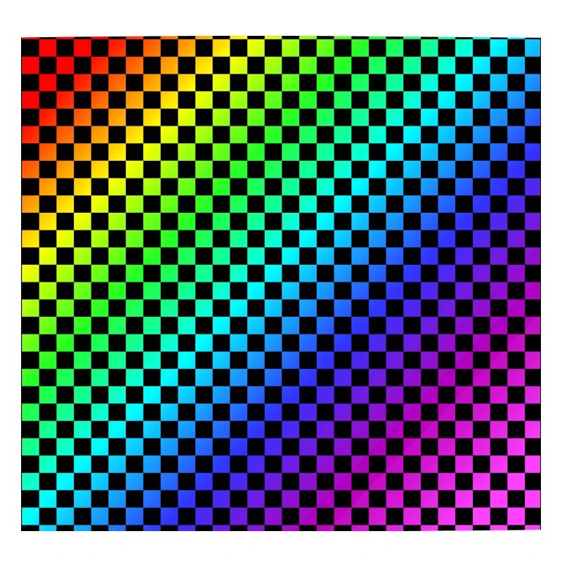 Checkerboard pattern colorful