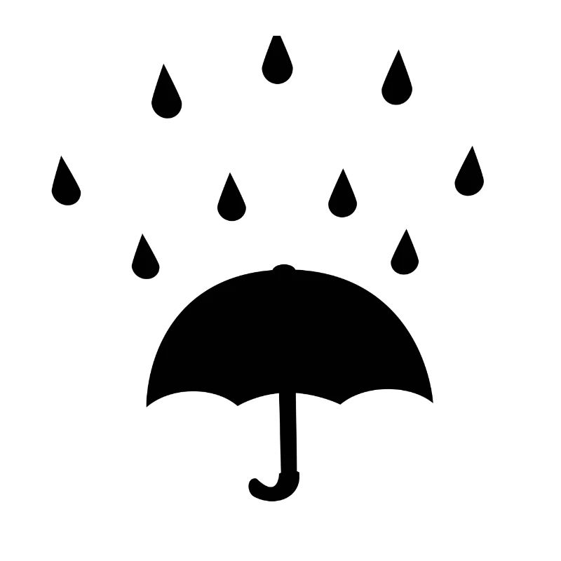 REGENSCHIRM MIT REGEN