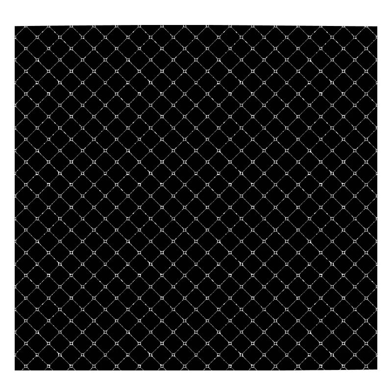 Black Glam Glitter Mesh Pattern