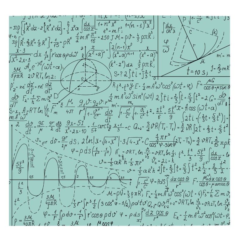 Math Equation Pattern, Math Formula Lover Gift