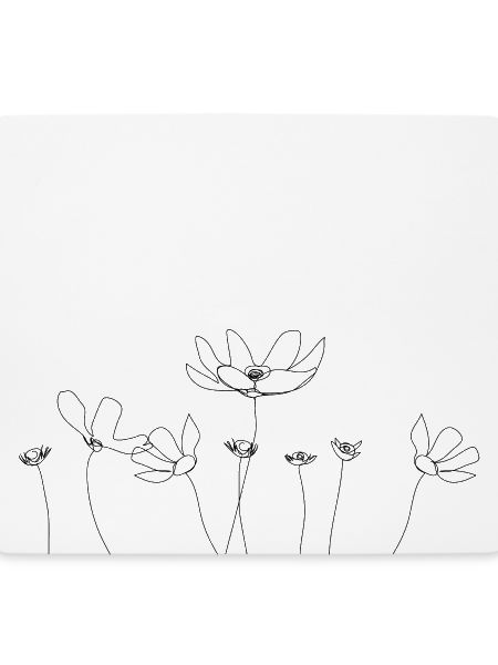 Blumen Strichzeichnungen