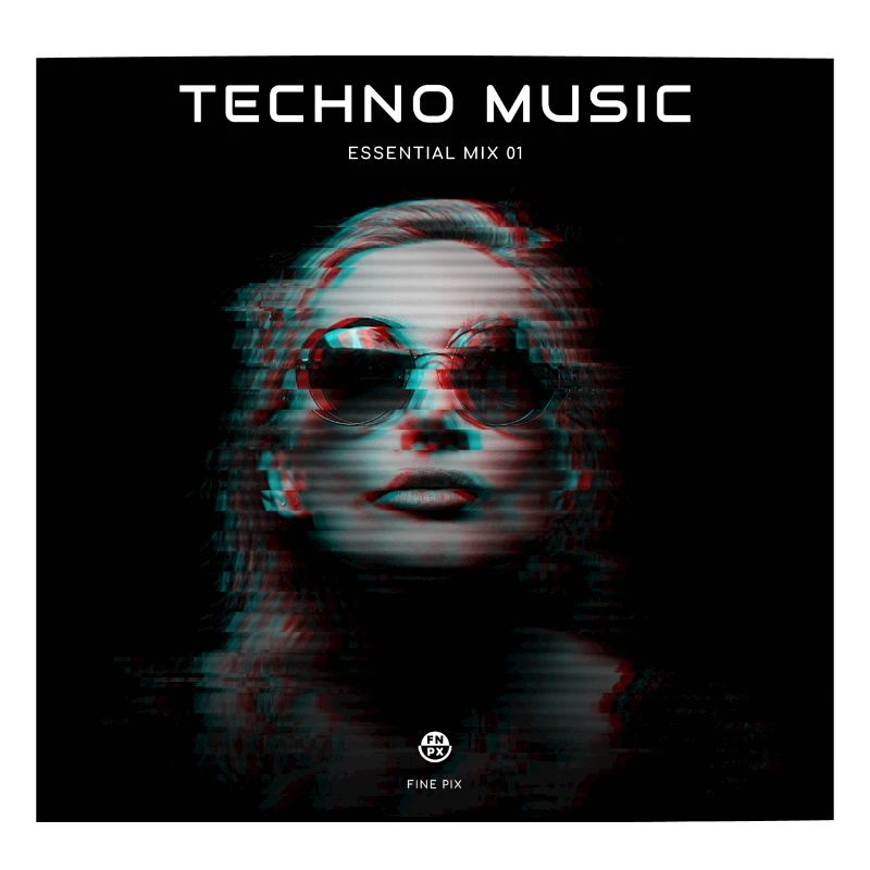 Techno Musik glitch