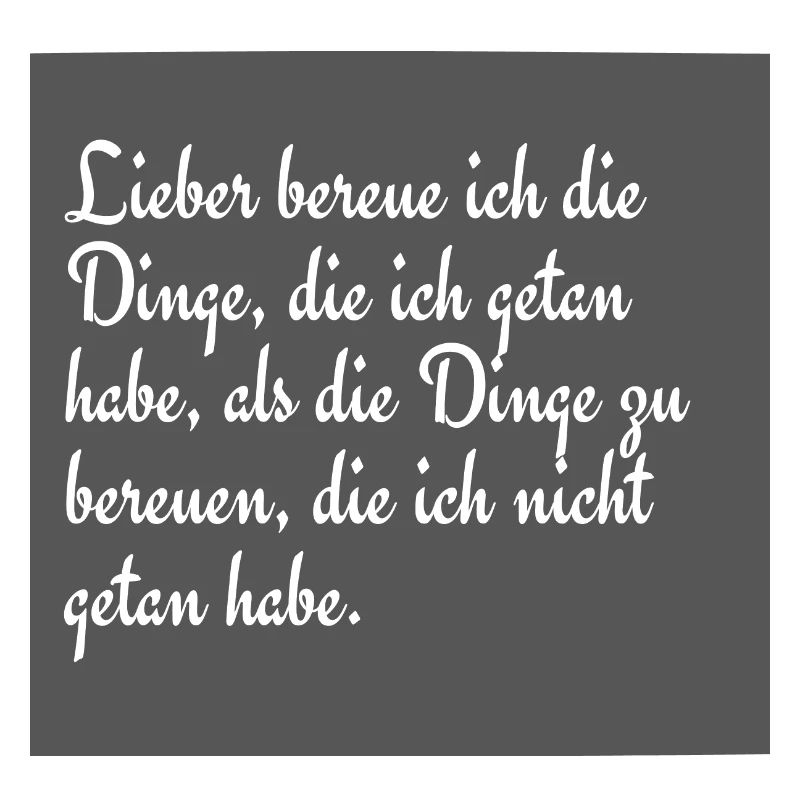 Bereuen Motivation