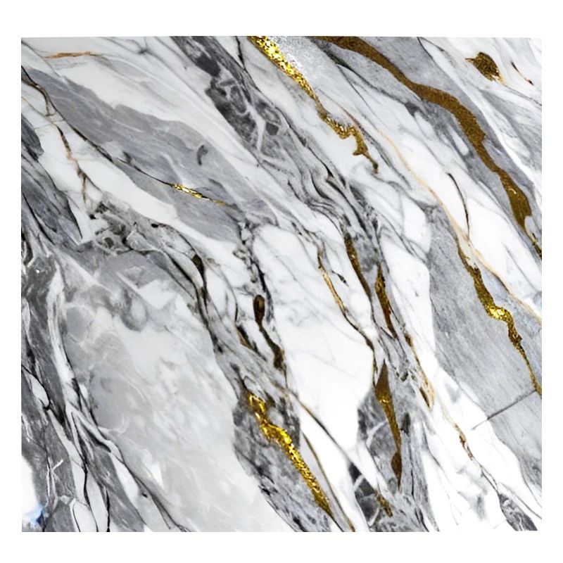 Marble Natural Stone White Gold Texture