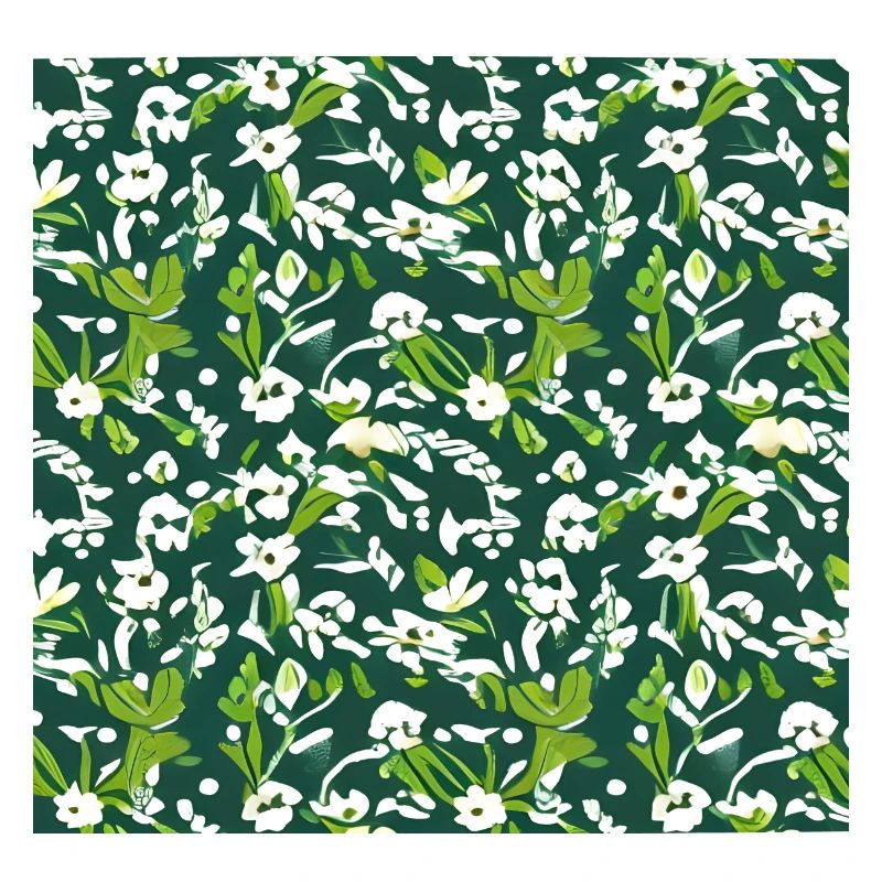 White flower pattern