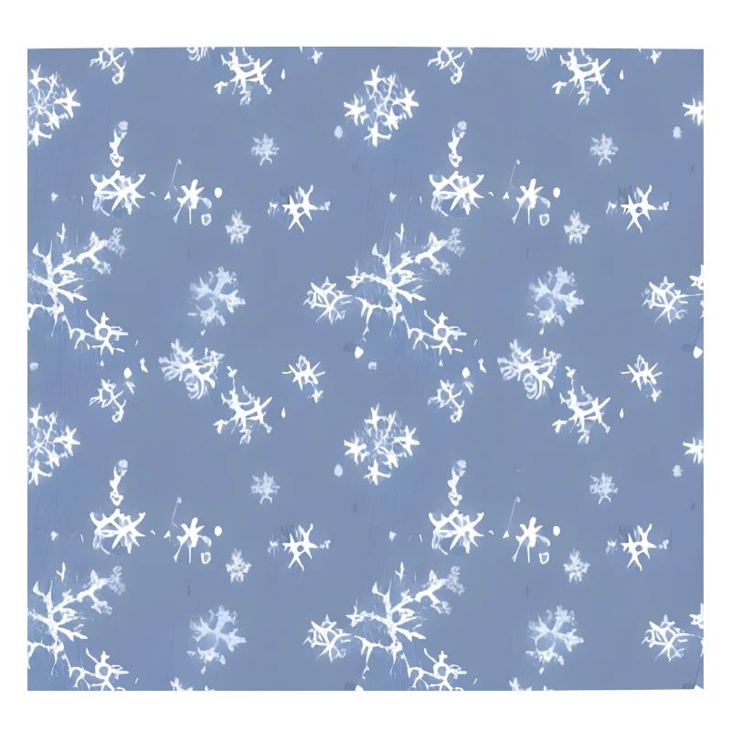 Snow pattern on a blue background
