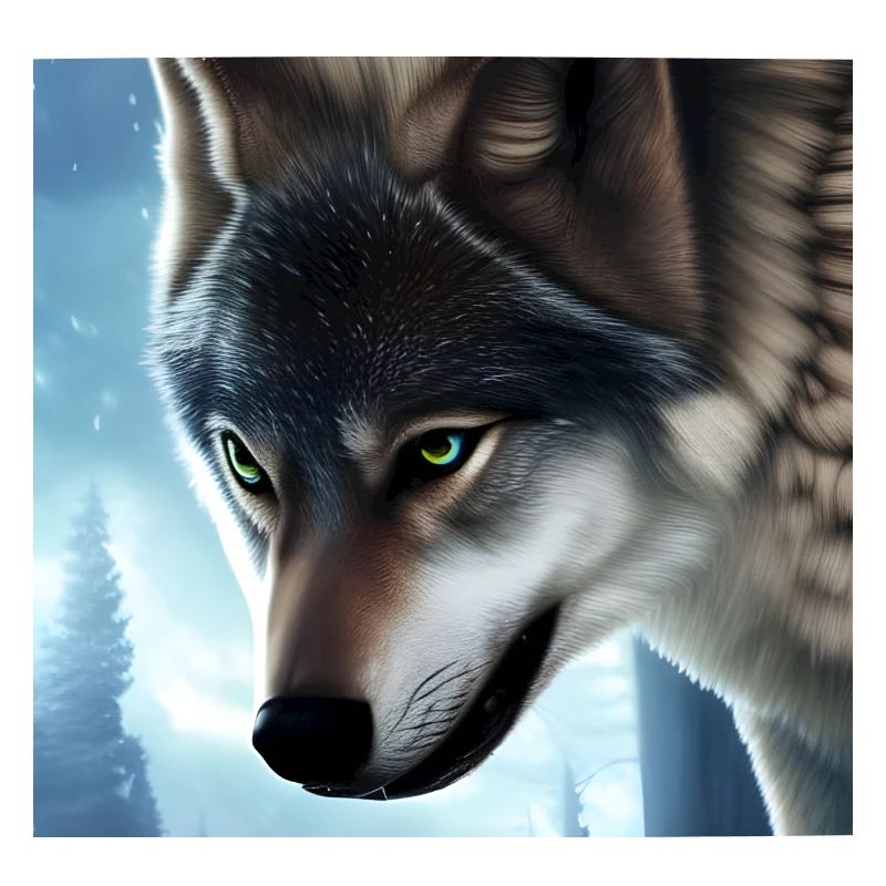 Wolfsporträt