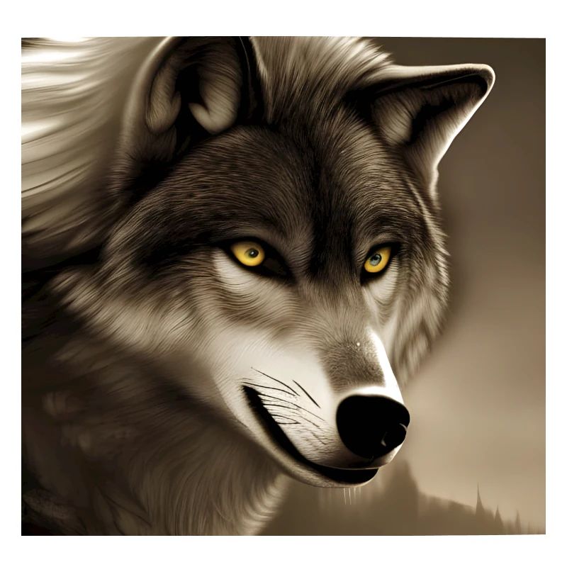 Wolfsporträt