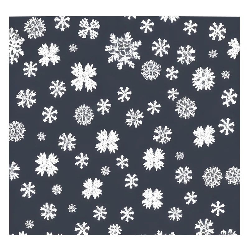 Snowflake pattern on the navy background
