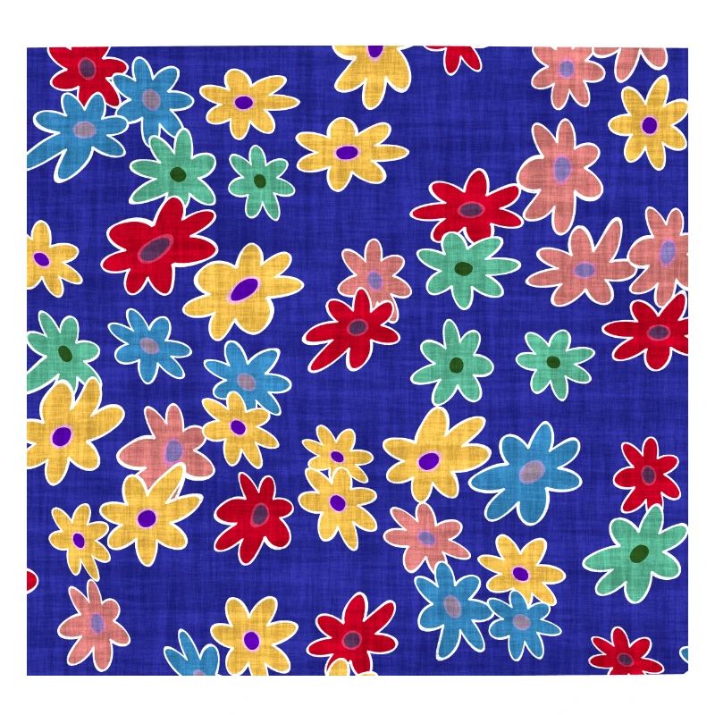 Blumenmuster (Retro, Stoff)
