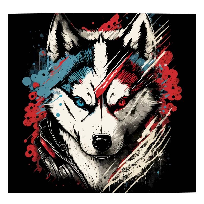 Scary Husky