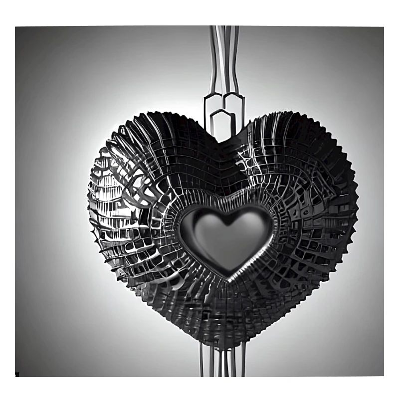 Metall Herz Schmuck