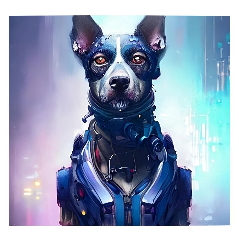 Futuristischer Hund