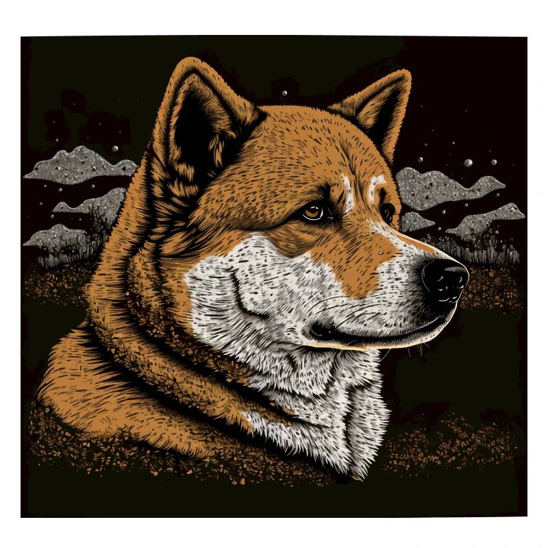 Akita Inu Dog