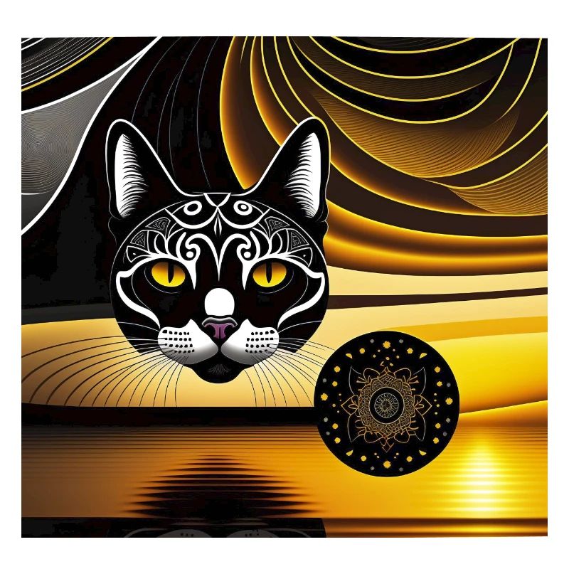Katzen Kunstwerk