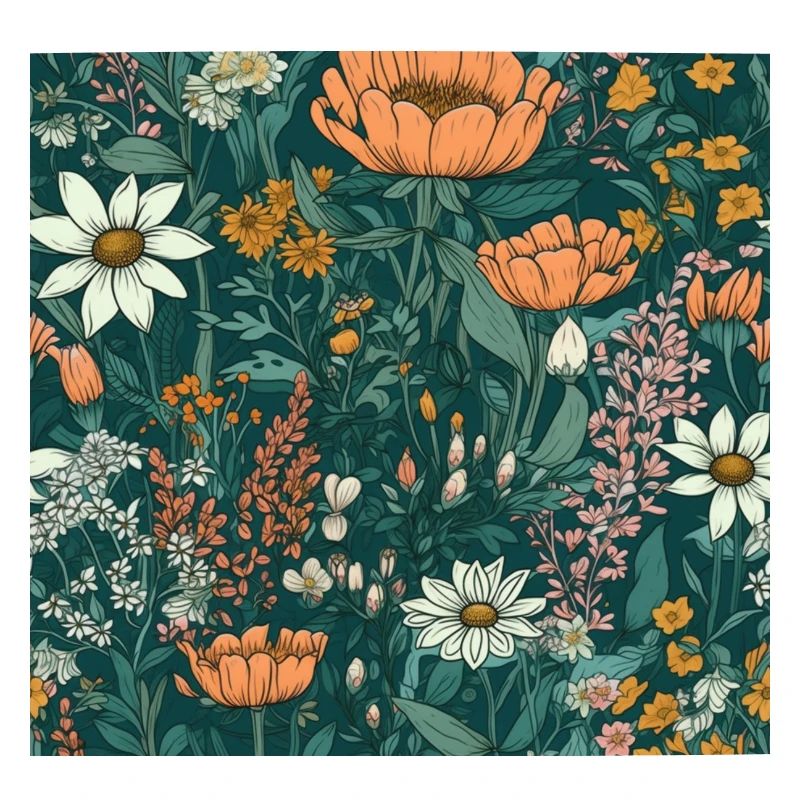 Blumen Muster Blumen Blüten Pattern Blume Geschenk