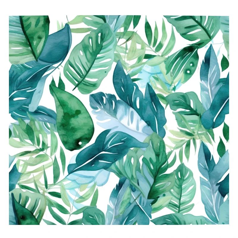 Watercolour Leaf Pattern