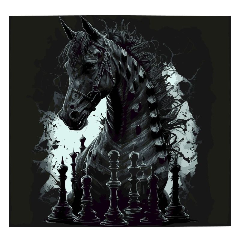 Springer Schach Pferd