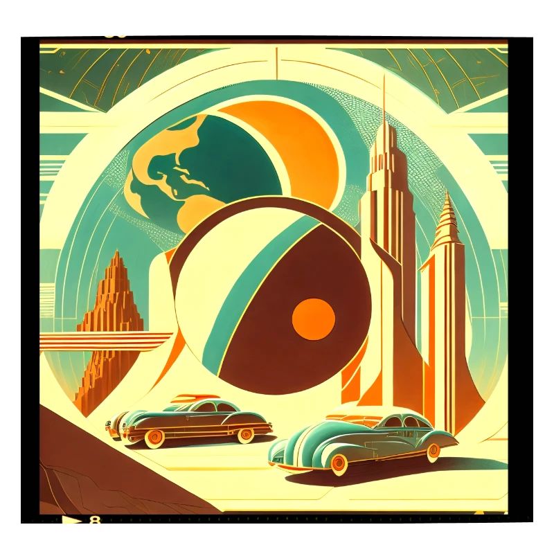 Imaginärer Retro-Planet
