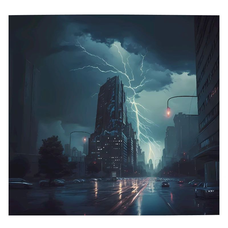 Affiche Thunderstorm Storm