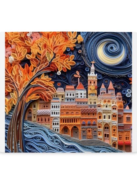 Papier Stadt