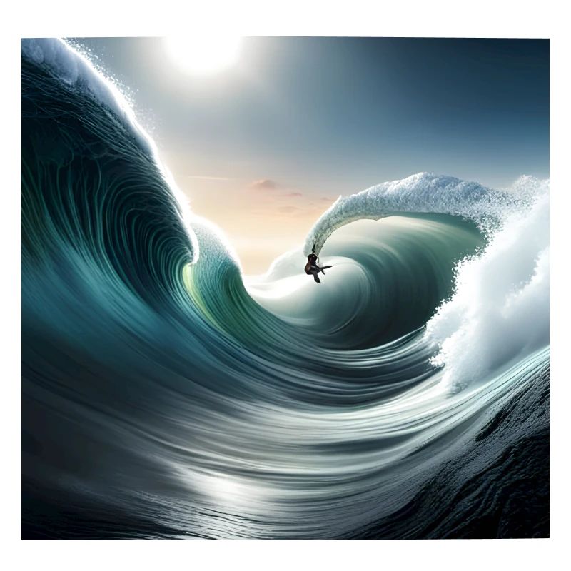Surfing tubewave