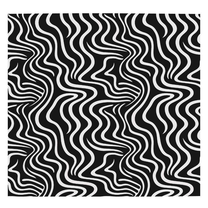Monochrome Waves: Modern Abstract Ebb and Flow