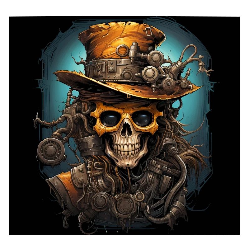 Steampunk Zombie Totenkopf