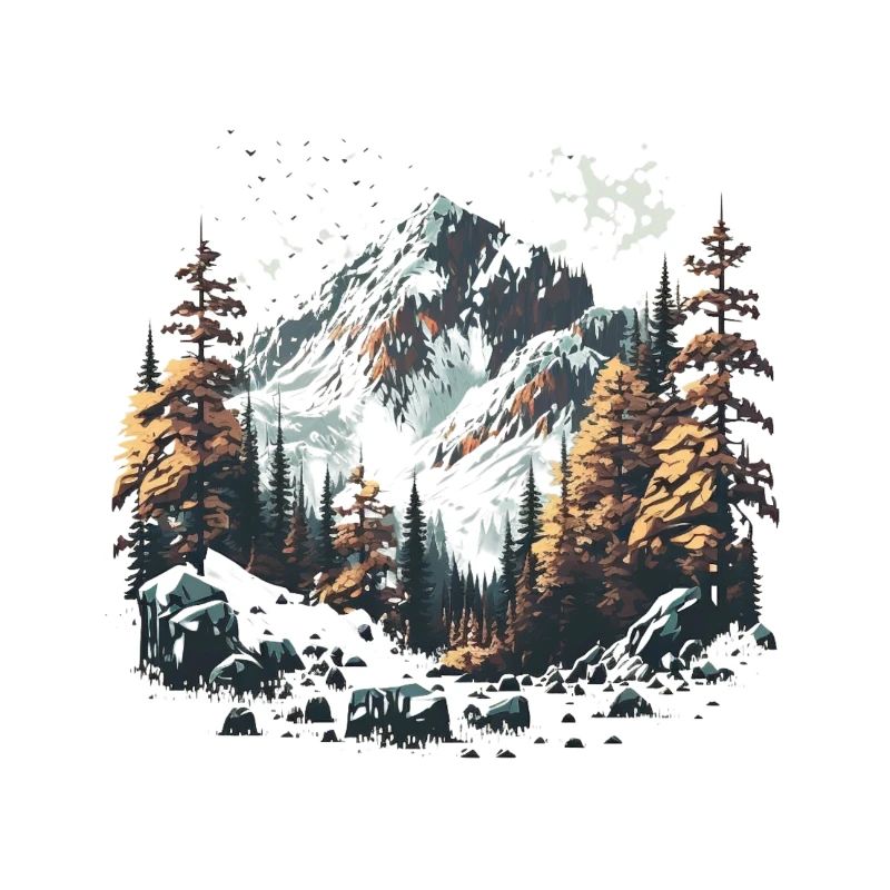 schöne Berglandschaft