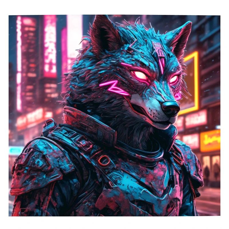 Cyberpunk-Wolf