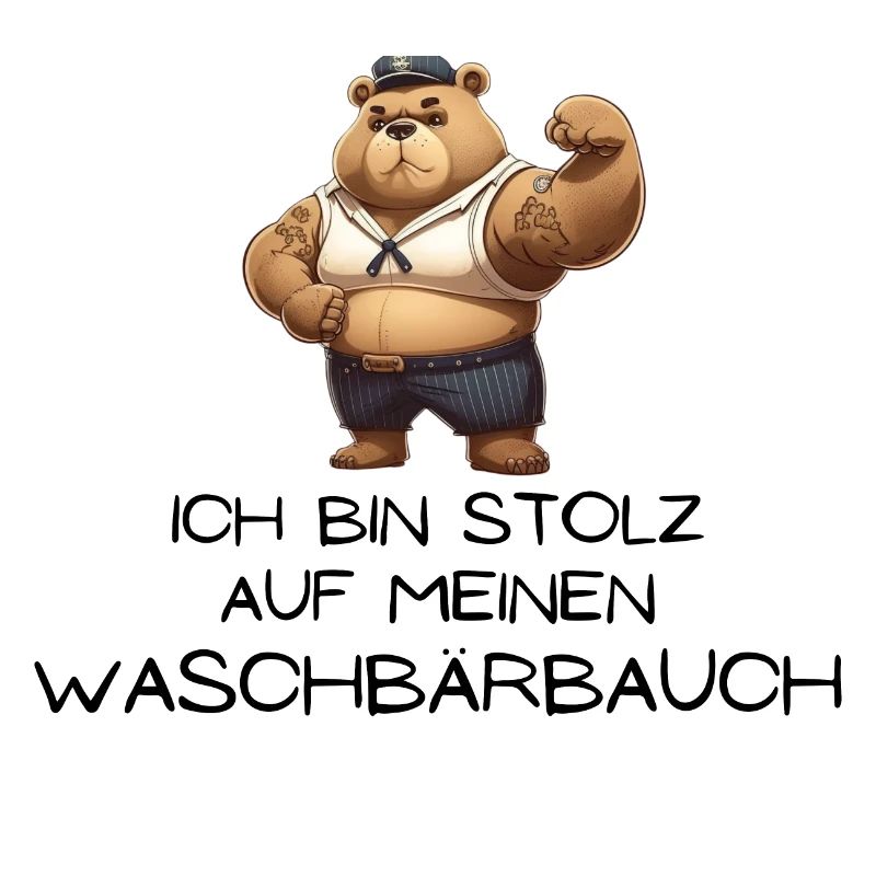 Waschbärbauch statt Waschbrettbauch