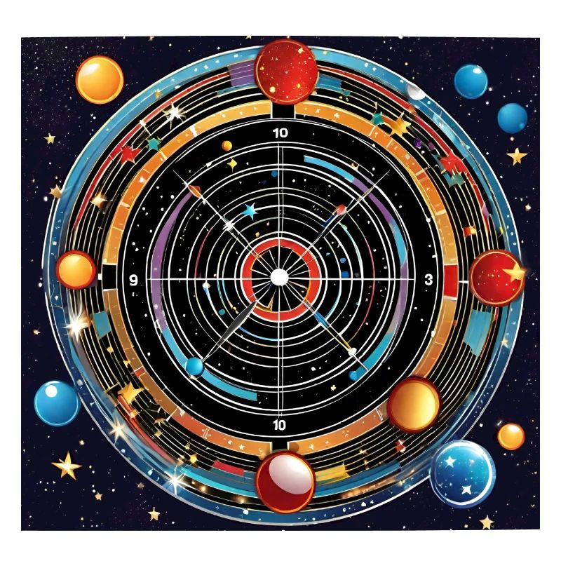 Planetary Precision - Galaxy Dartboard