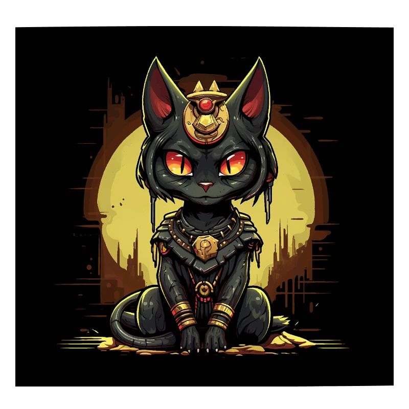 Pharao Tempel Katze