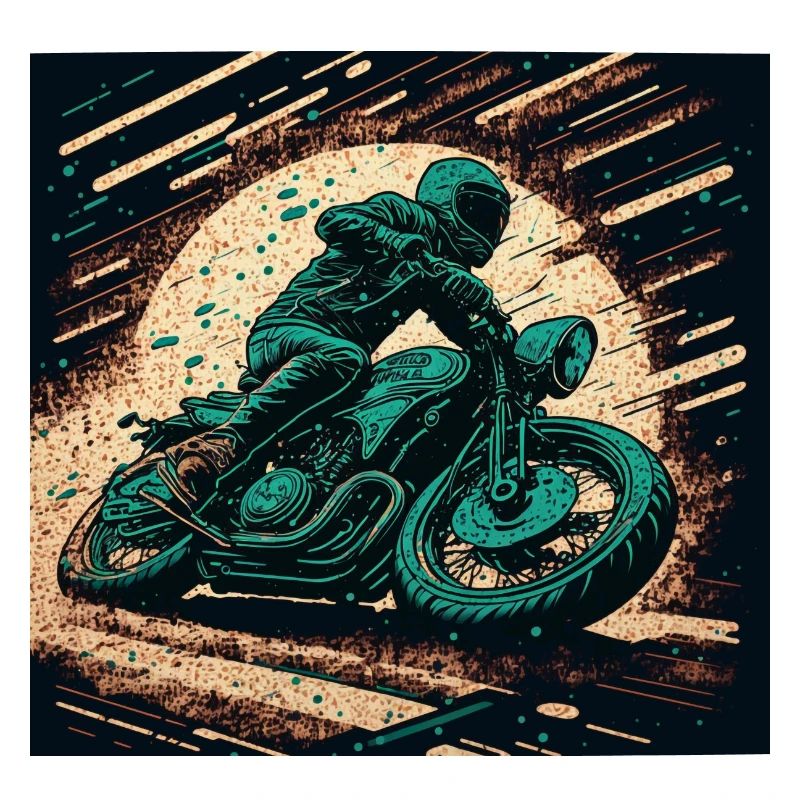 Caferacer dunkelgrün
