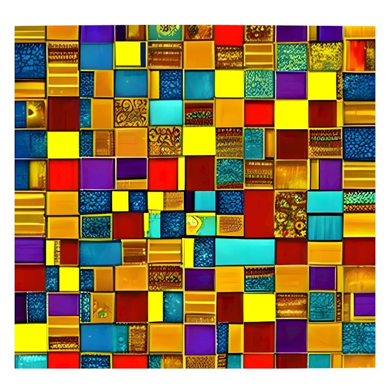 colorful mosaic pattern mouse pad Mousepad