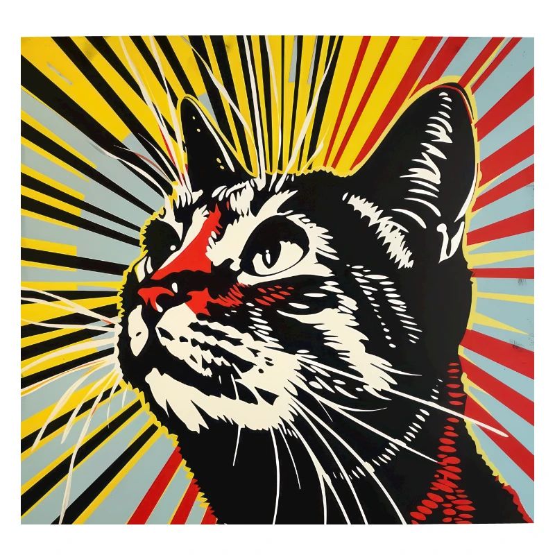 Katze, katzenmotiv, comic