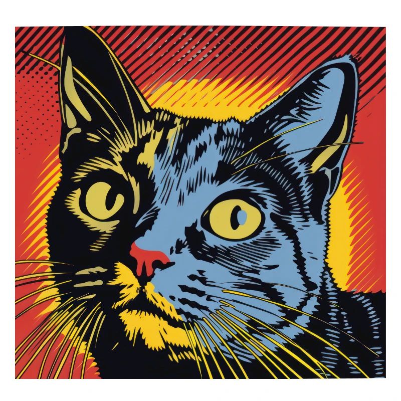 Katze, katzenmotiv, comic, geschenk, geschenkideen