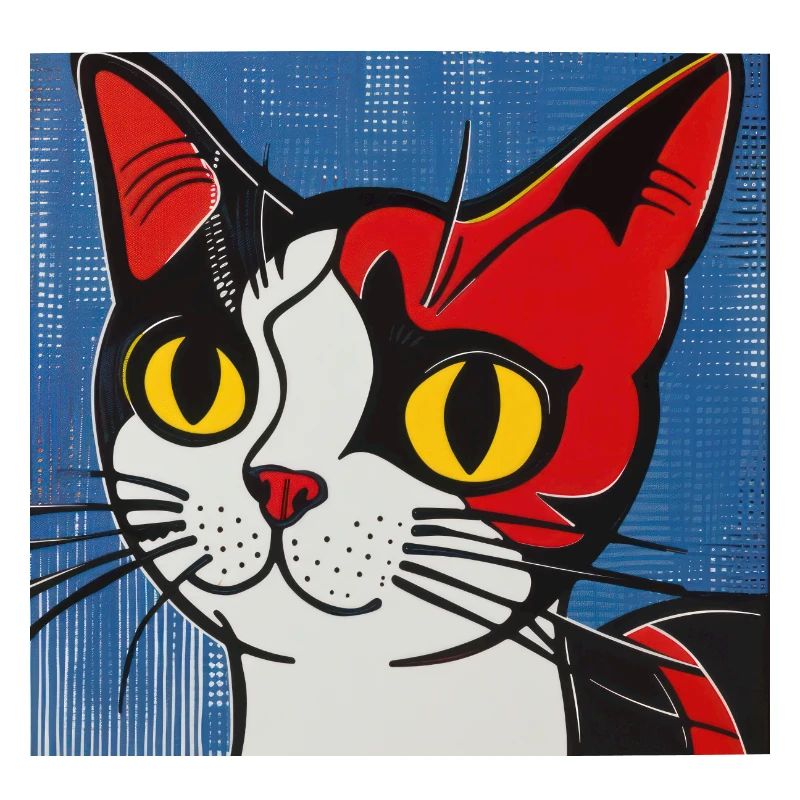 Chat, motif de chat, bande dessinée