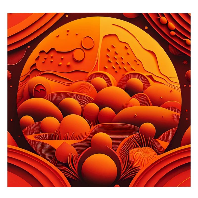 Rote Landschaft