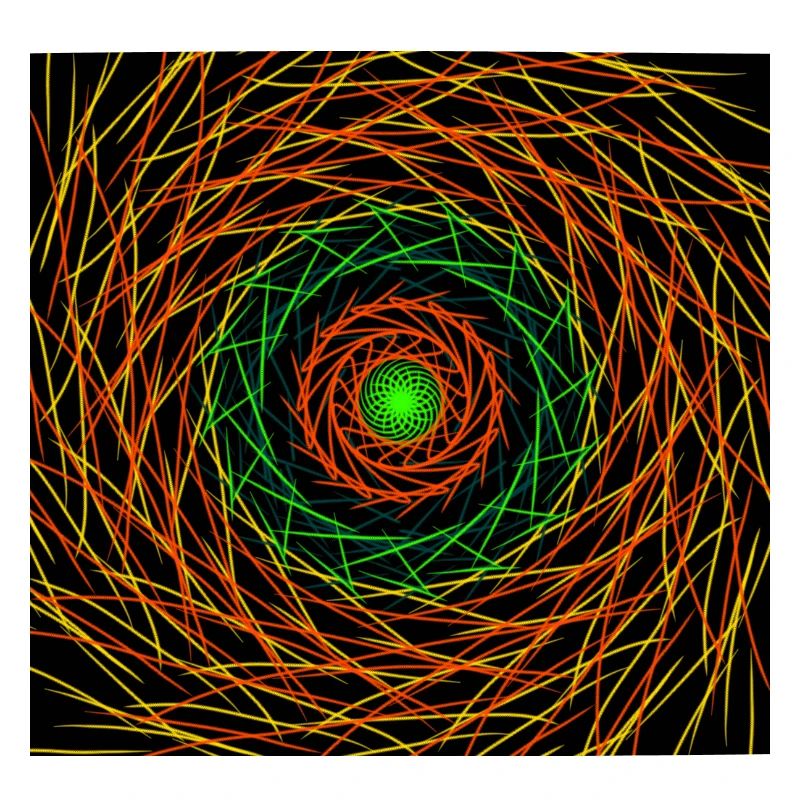 Lignes concentriques abstraites